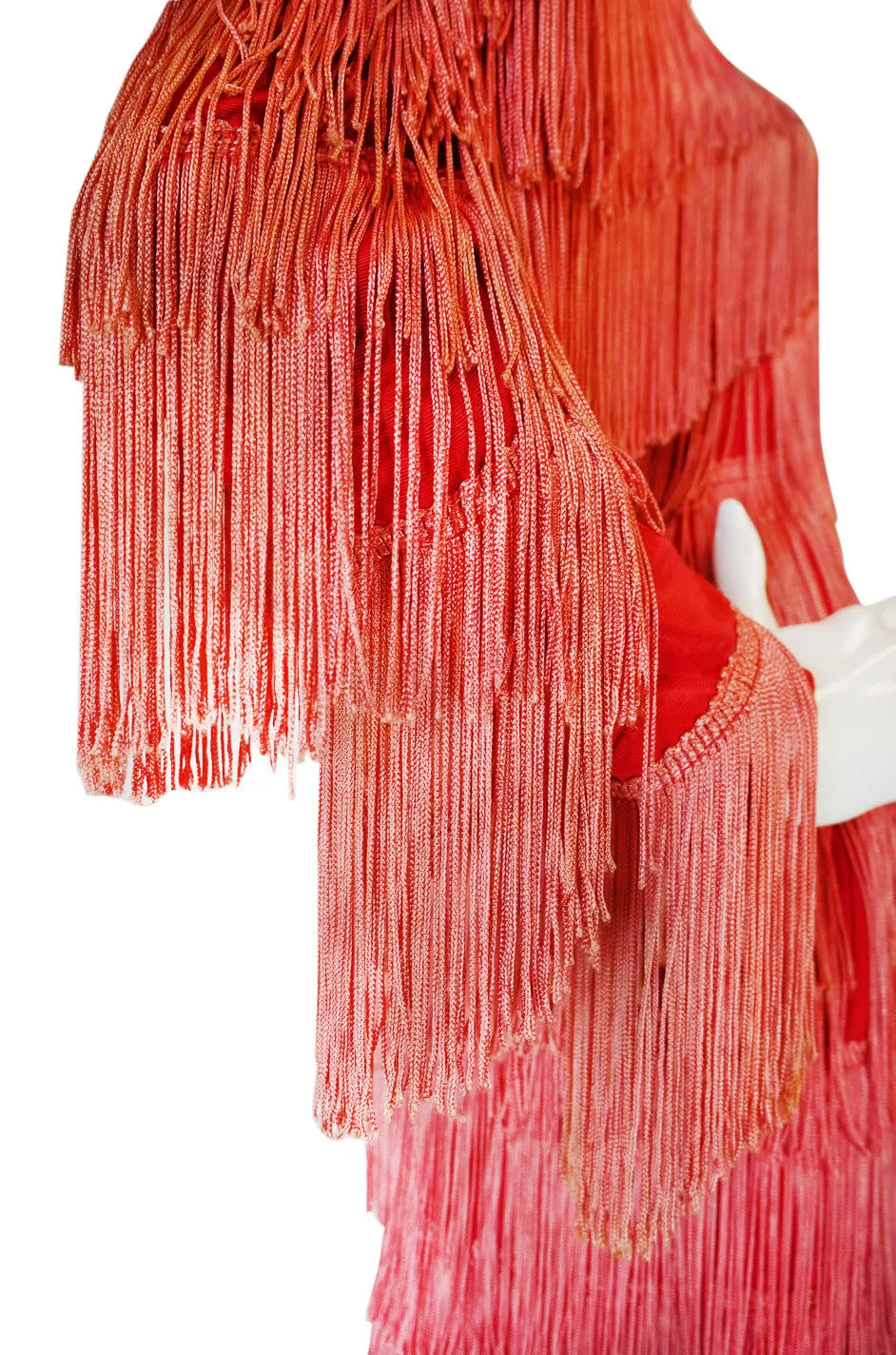 1970s OMO Norma Kamali Fringed Suit