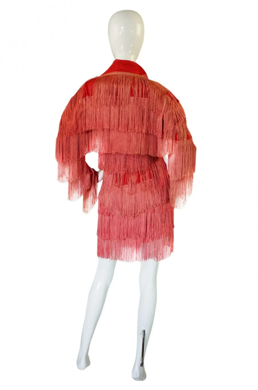 1970s OMO Norma Kamali Fringed Suit