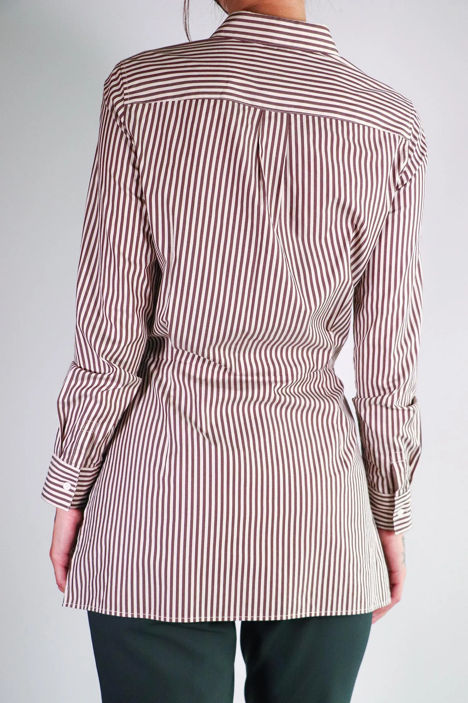 3.1 Phillip Lim - Tie Front Stripped Shirt - 0
