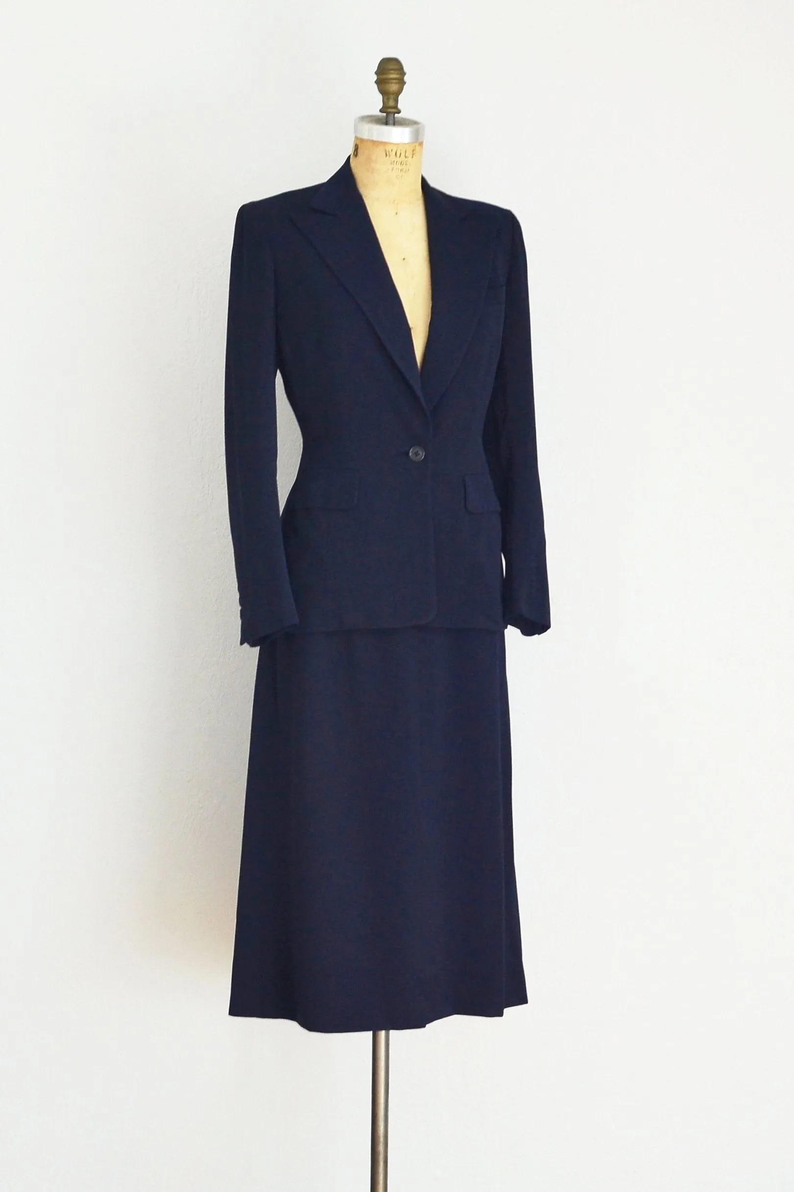 40s Navy Blue Suit