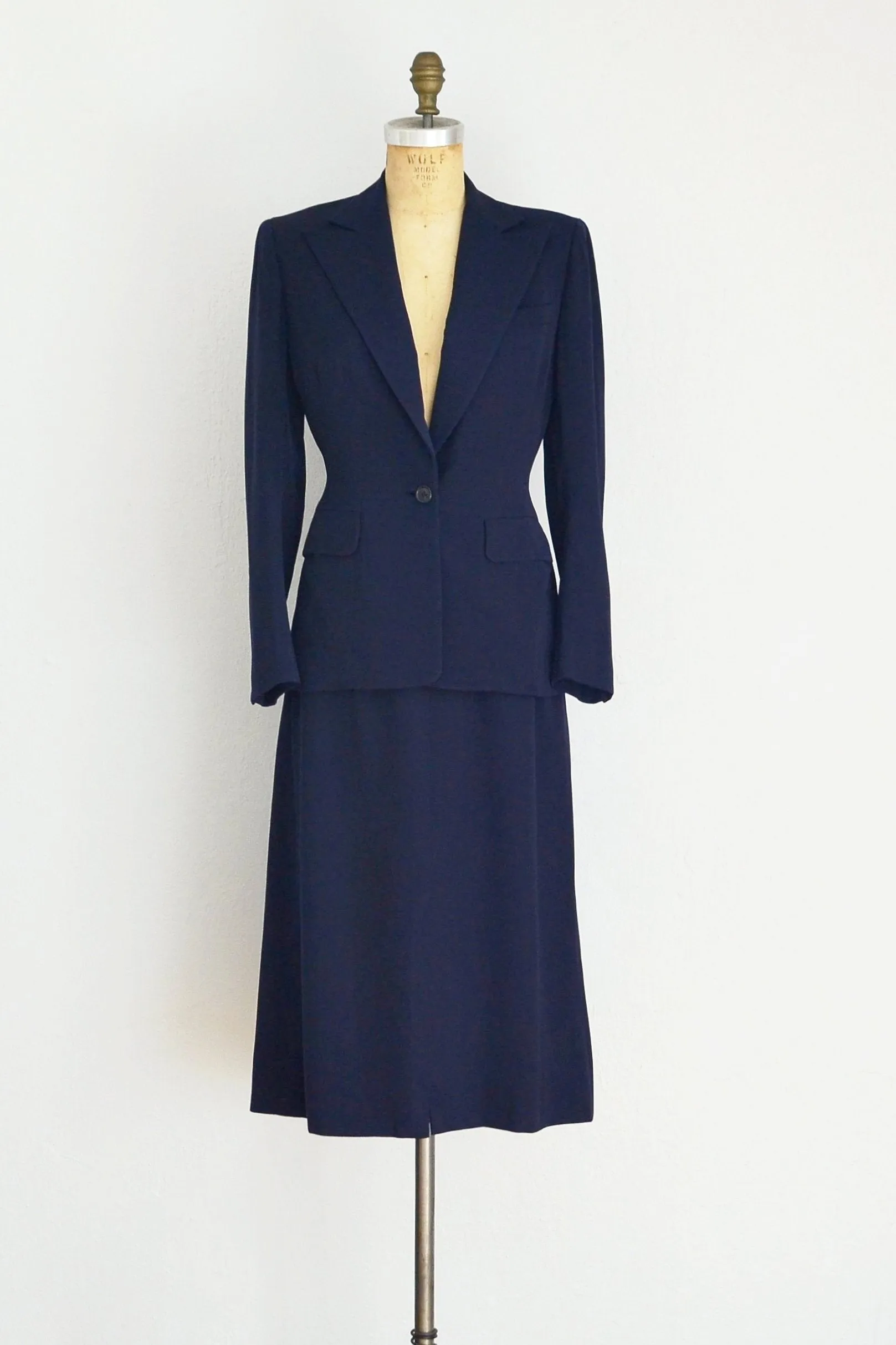 40s Navy Blue Suit