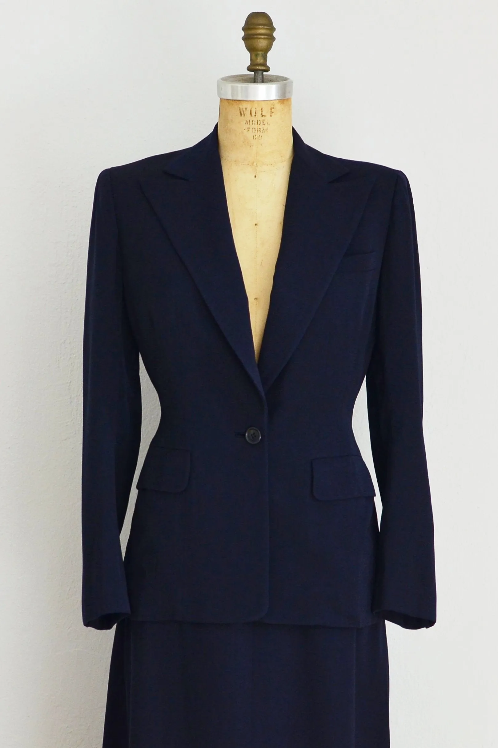 40s Navy Blue Suit