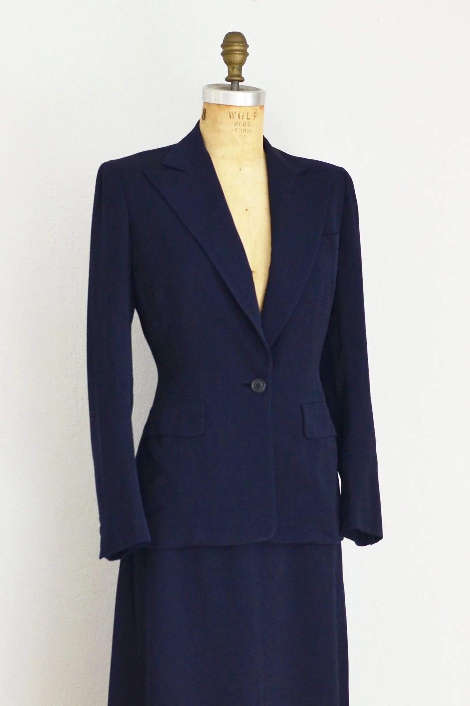 40s Navy Blue Suit