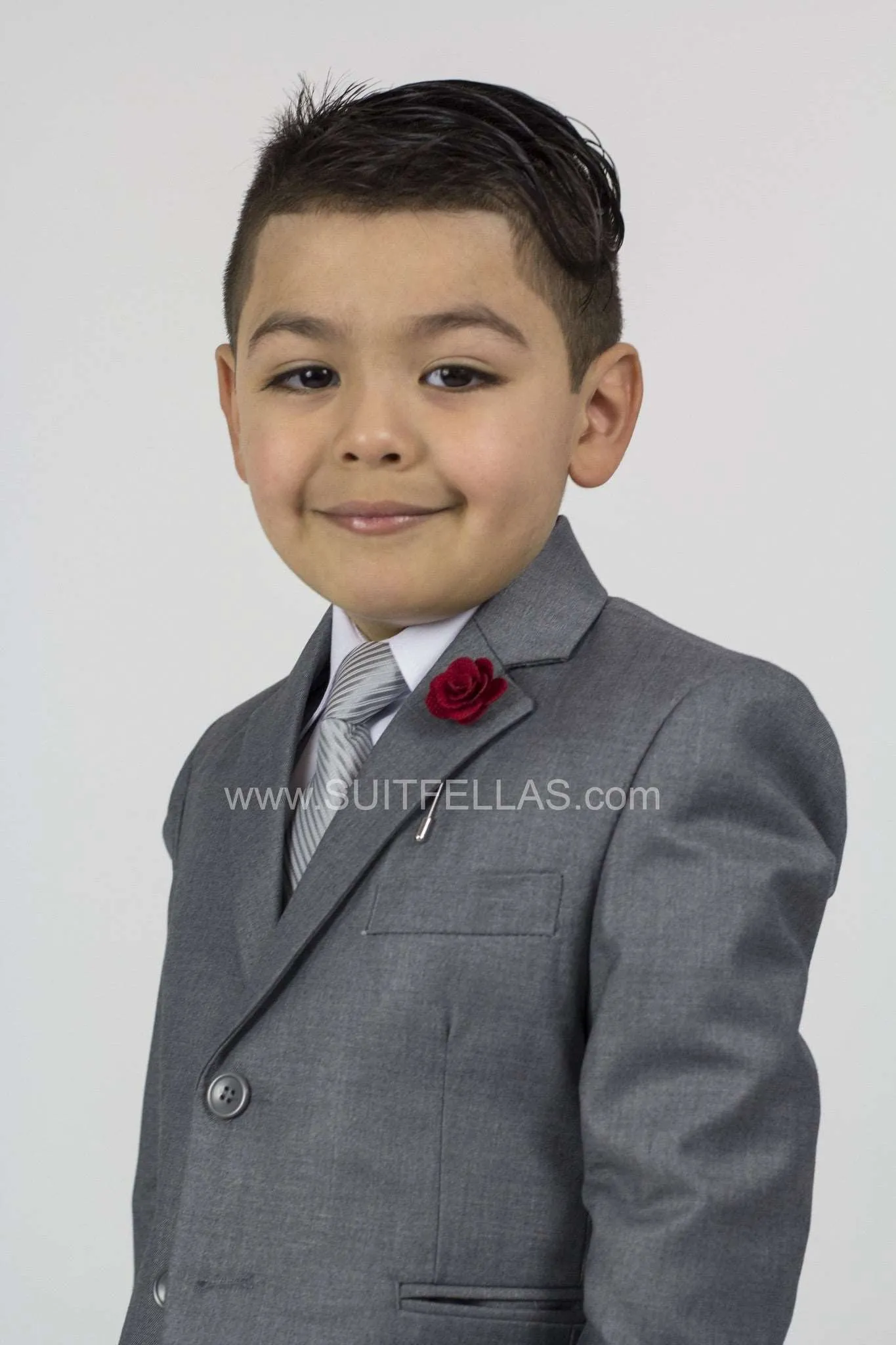 5 piece HUSKY Kid's Suit Light Grey HUSKY-4030