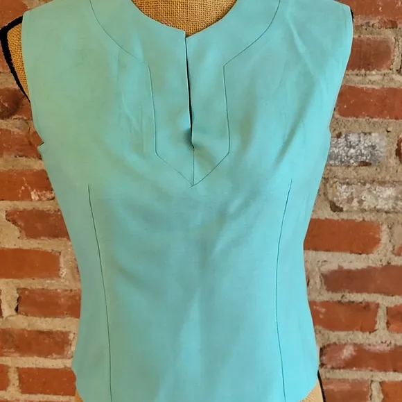 60s tailored by Kirkland Hall silk 3 piece skirt suit size medium