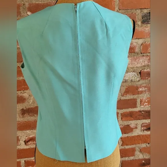 60s tailored by Kirkland Hall silk 3 piece skirt suit size medium