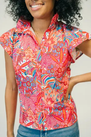 Adelyn Blouse (Tropical Trapeze)