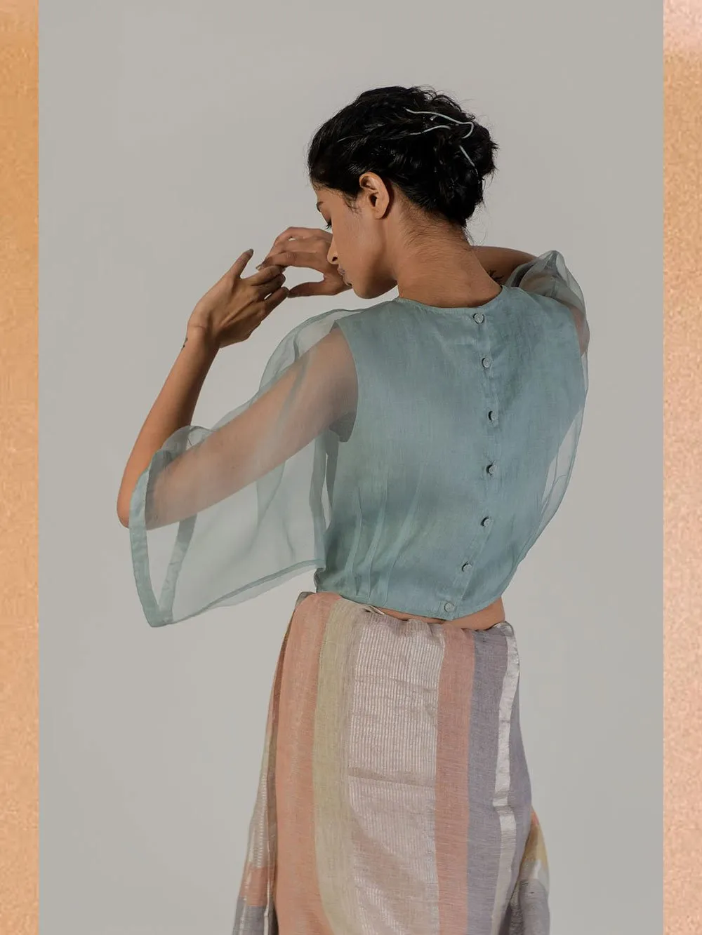 Anavila  I   organza-kaftan-blouse