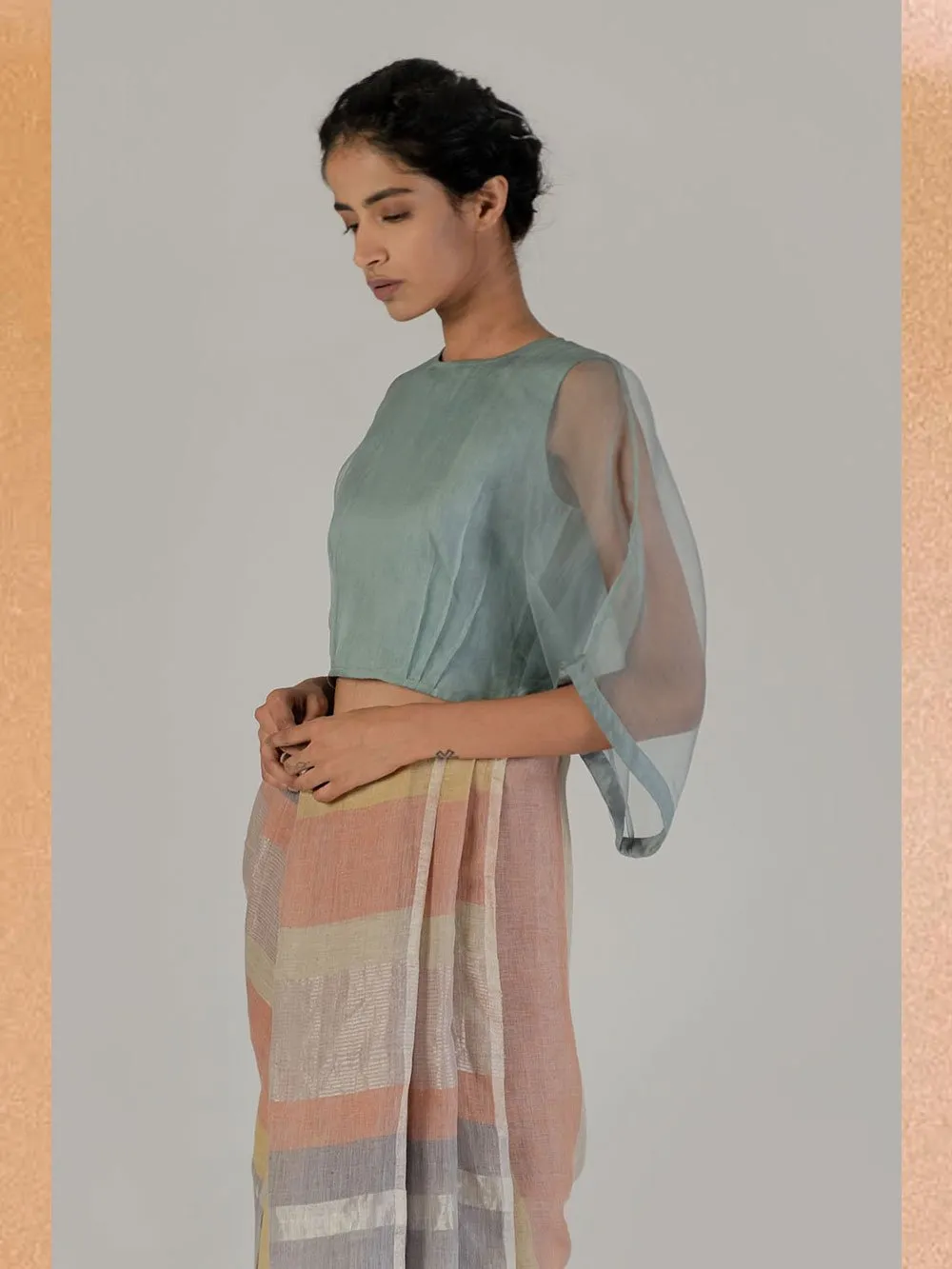 Anavila  I   organza-kaftan-blouse