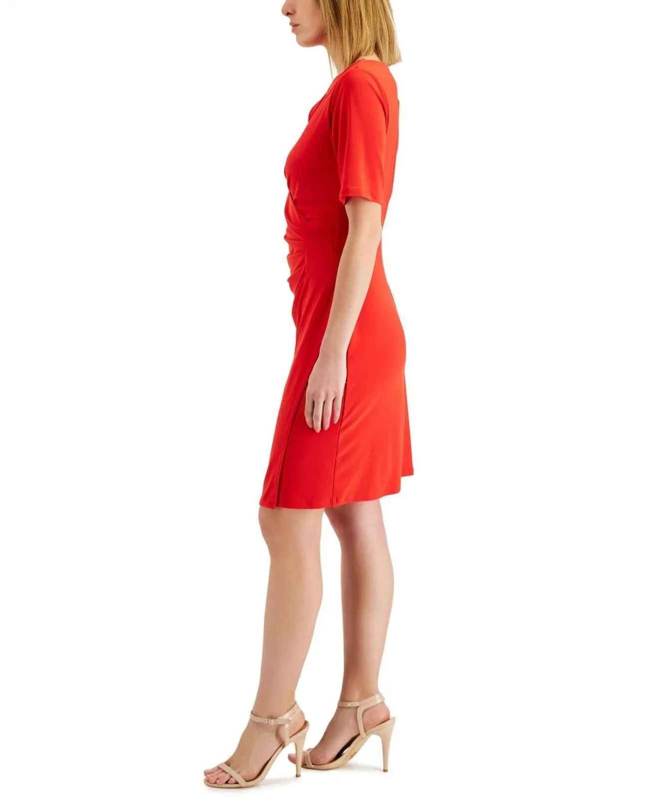 Anne Klein Women's Maryellen Ruched Sheath Dress 10833316