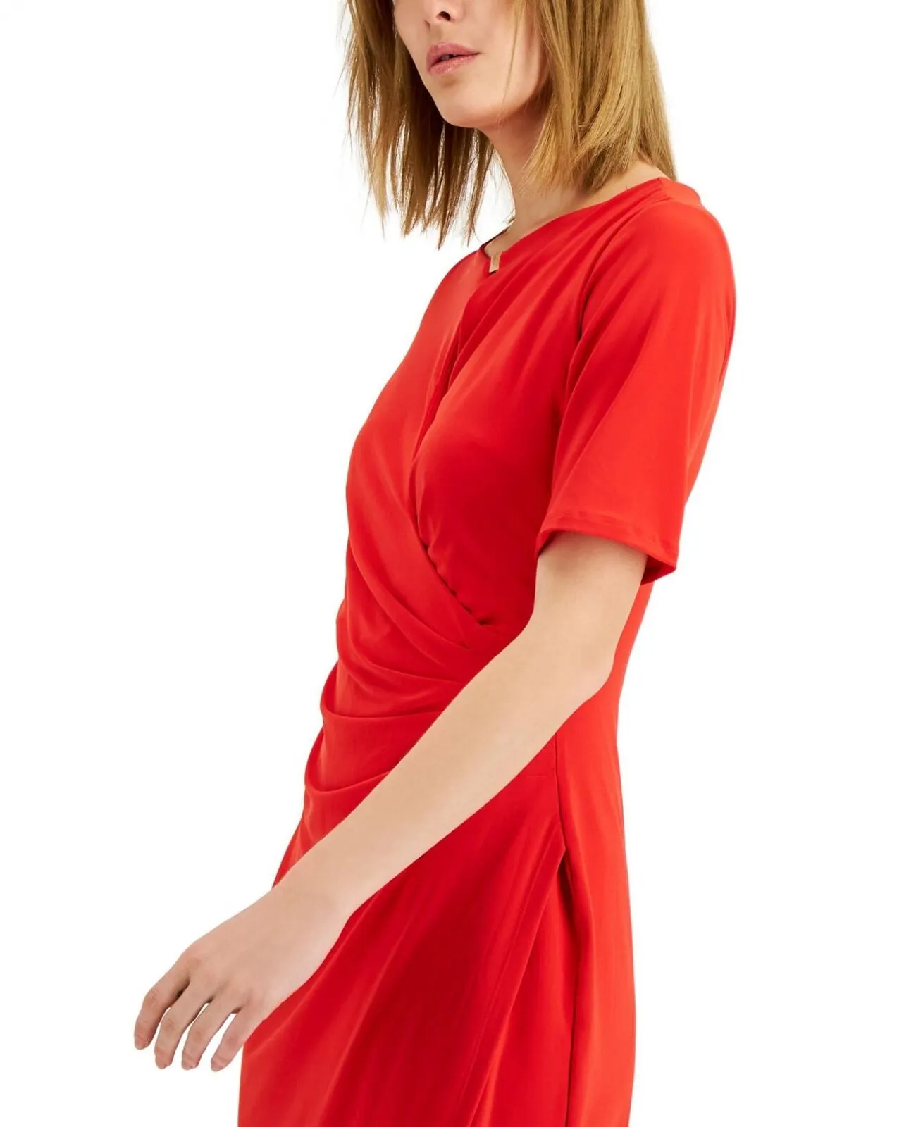 Anne Klein Women's Maryellen Ruched Sheath Dress 10833316