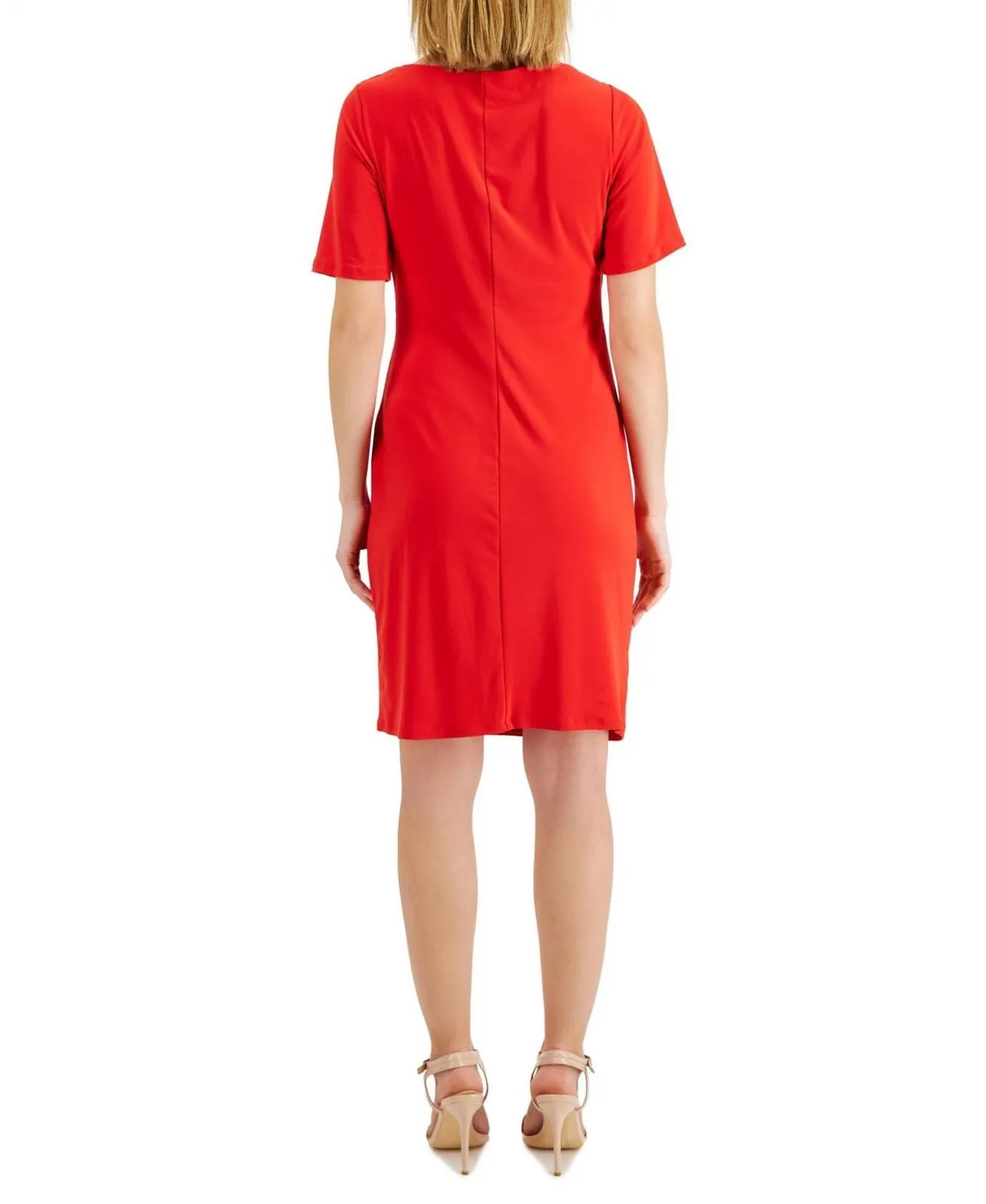 Anne Klein Women's Maryellen Ruched Sheath Dress 10833316