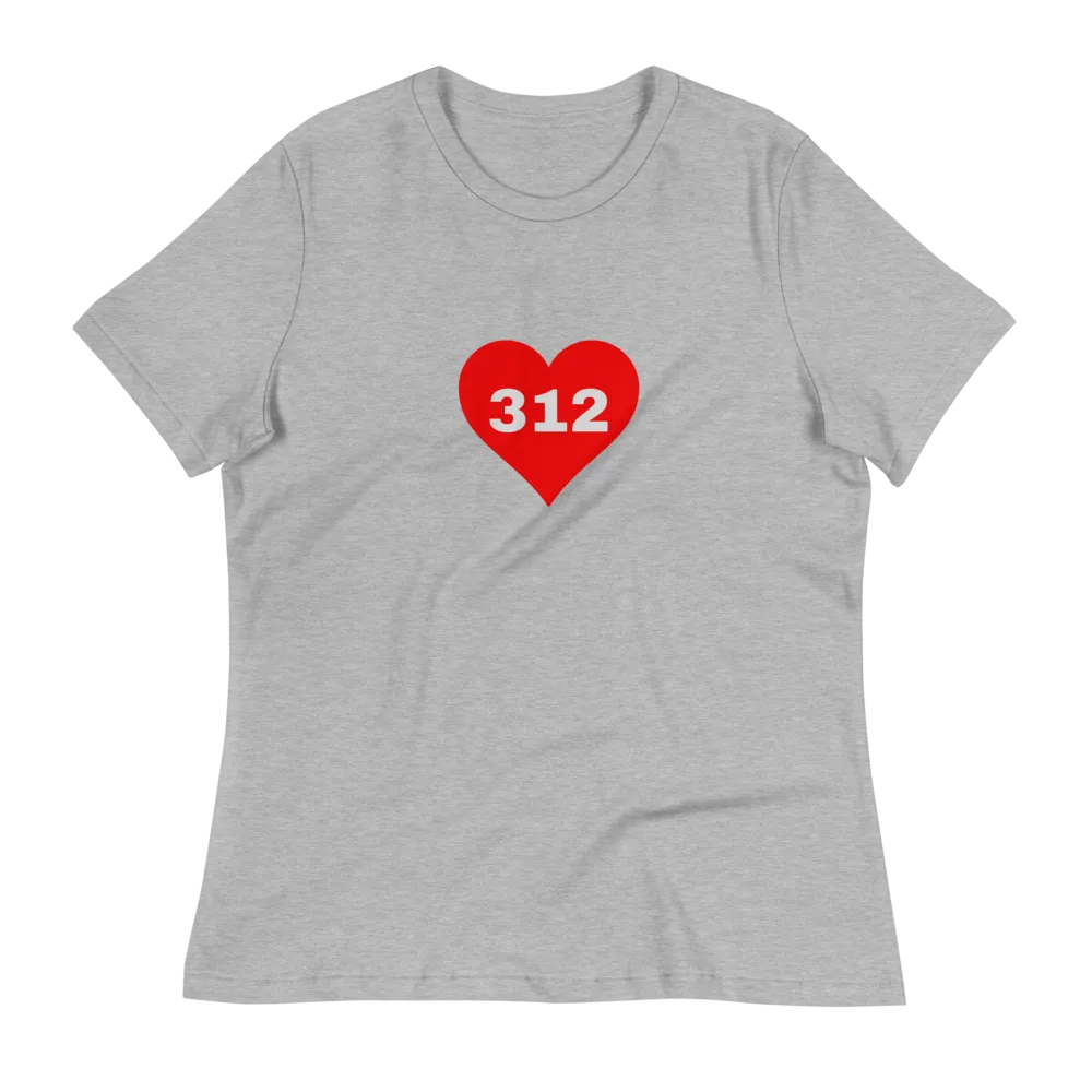 AREA CODE 312 Women's Relaxed T-Shirt