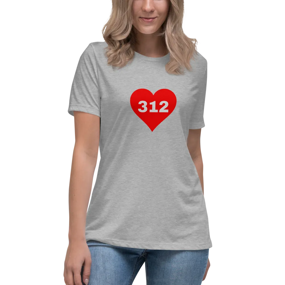 AREA CODE 312 Women's Relaxed T-Shirt