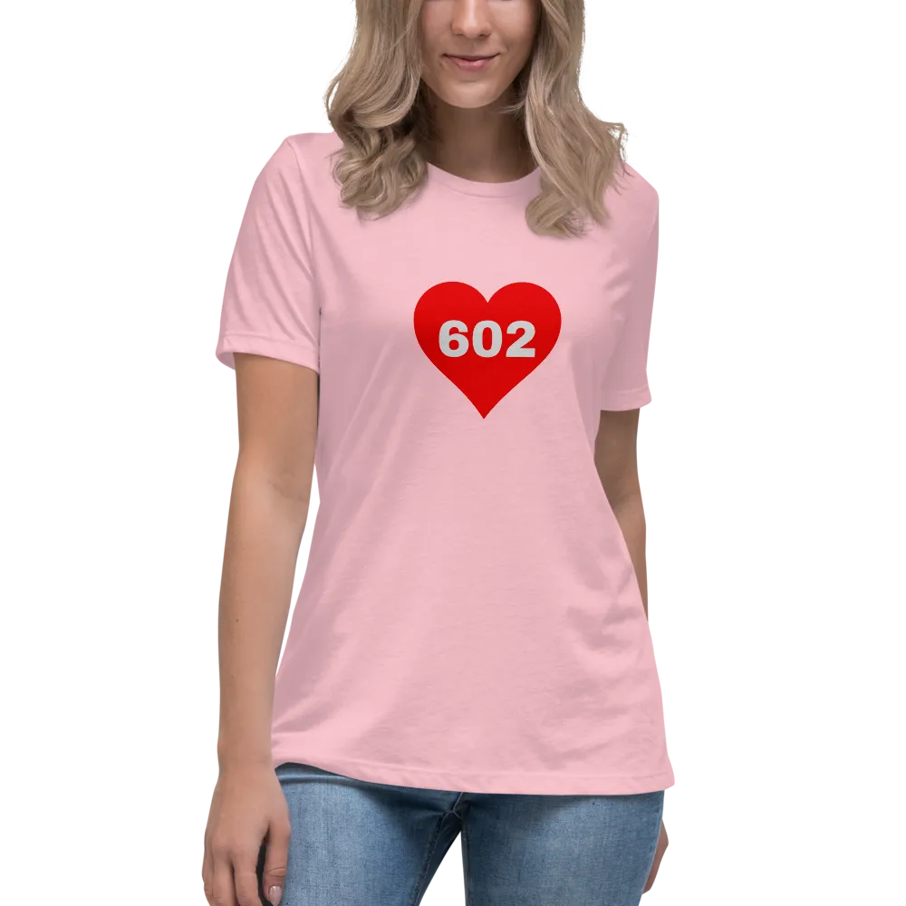 AREA CODE 602 Women's Relaxed T-Shirt