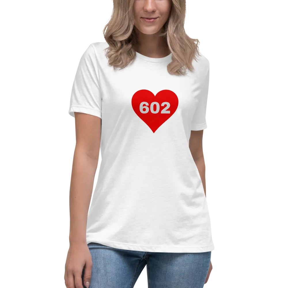 AREA CODE 602 Women's Relaxed T-Shirt