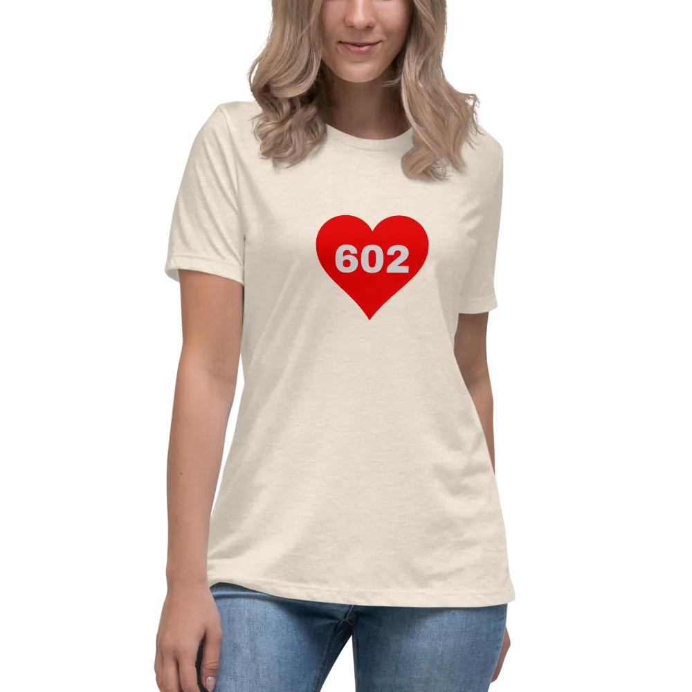 AREA CODE 602 Women's Relaxed T-Shirt