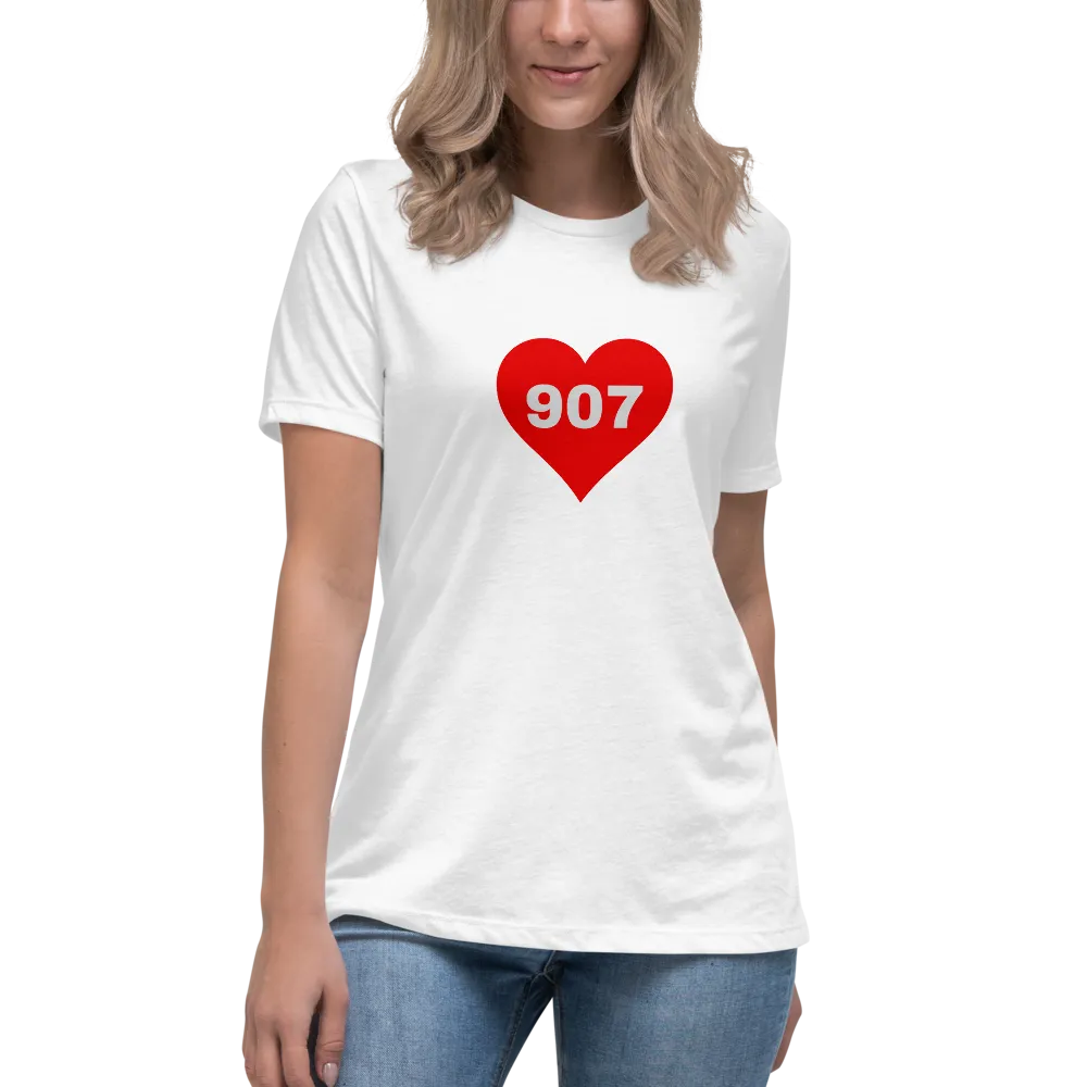 AREA CODE 907 Women's Relaxed T-Shirt