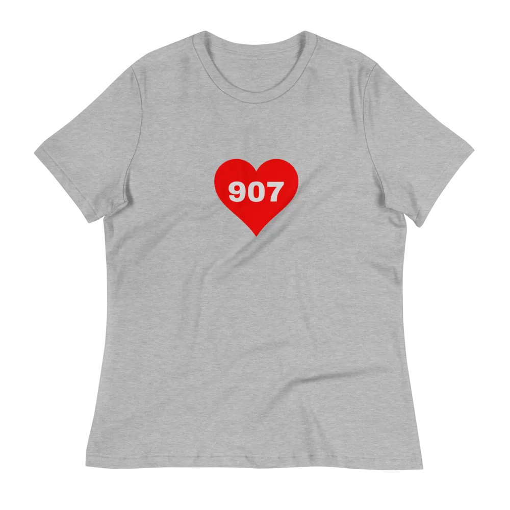 AREA CODE 907 Women's Relaxed T-Shirt