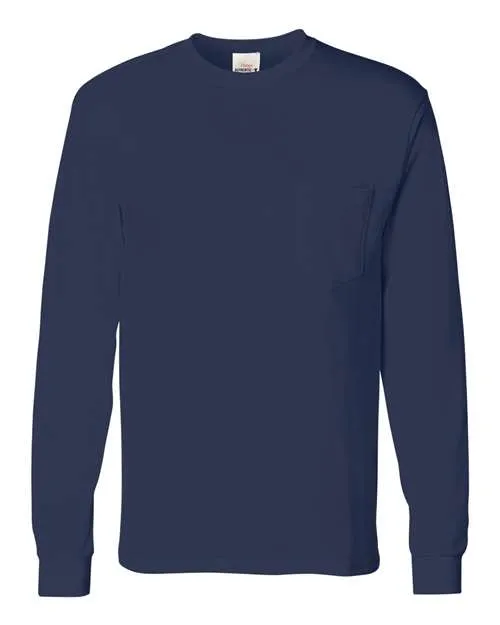 Authentic Long Sleeve Pocket T-Shirt