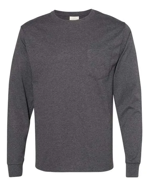 Authentic Long Sleeve Pocket T-Shirt