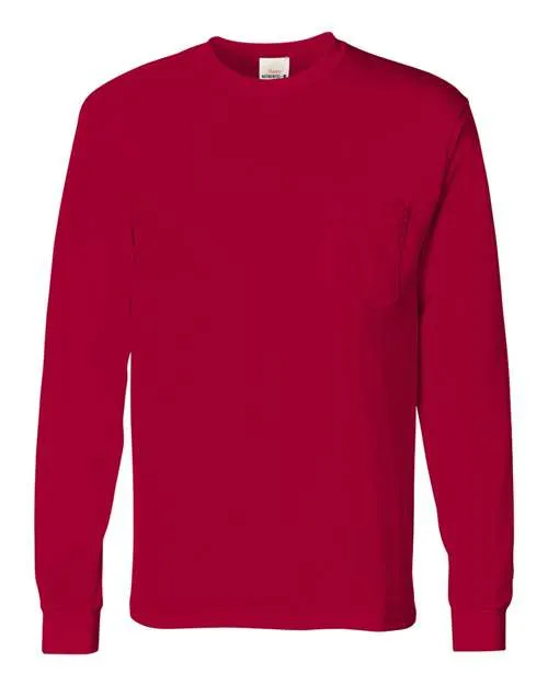 Authentic Long Sleeve Pocket T-Shirt