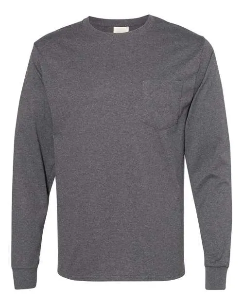 Authentic Long Sleeve Pocket T-Shirt