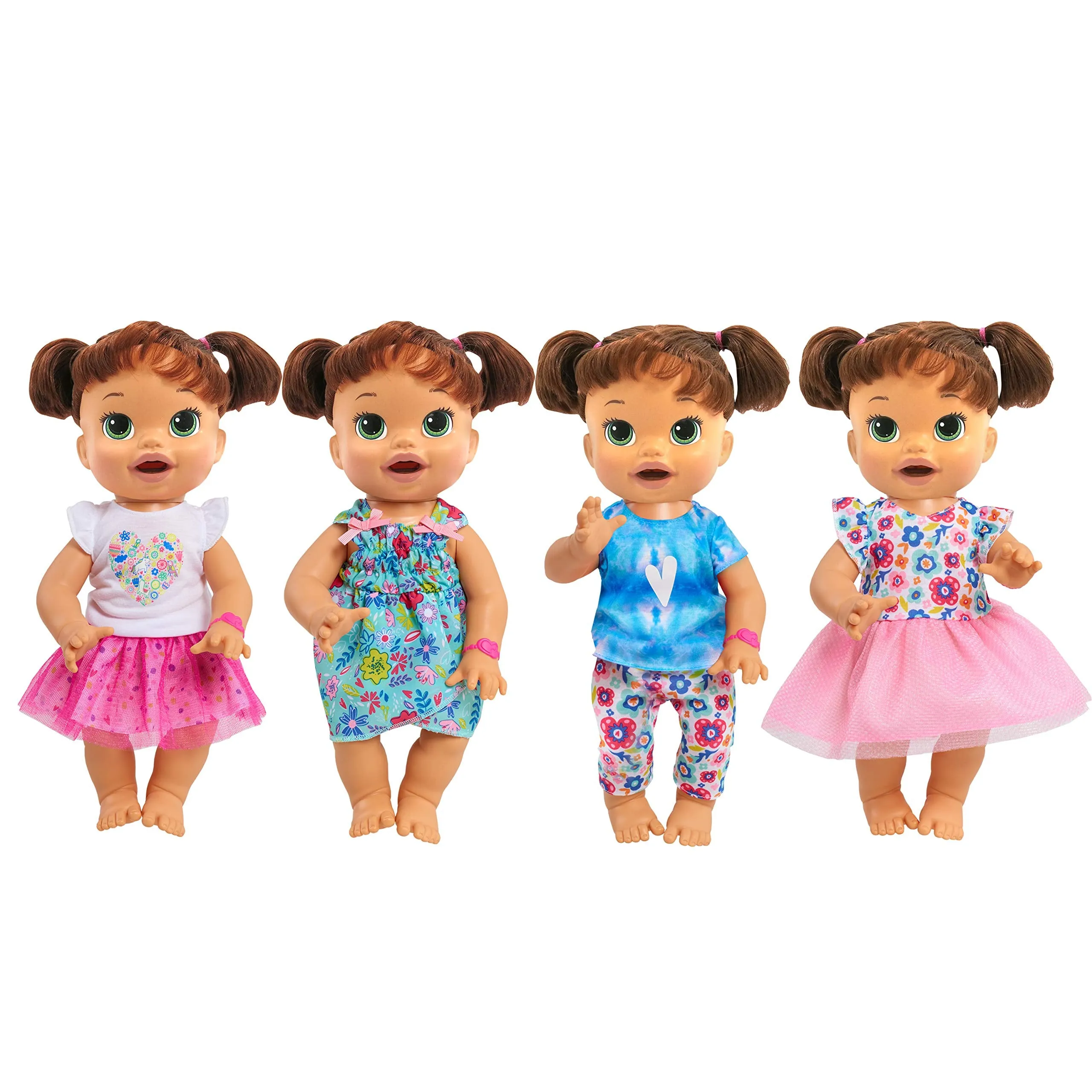 Baby Alive Single Outfit Set, White Tee Pink Tutu