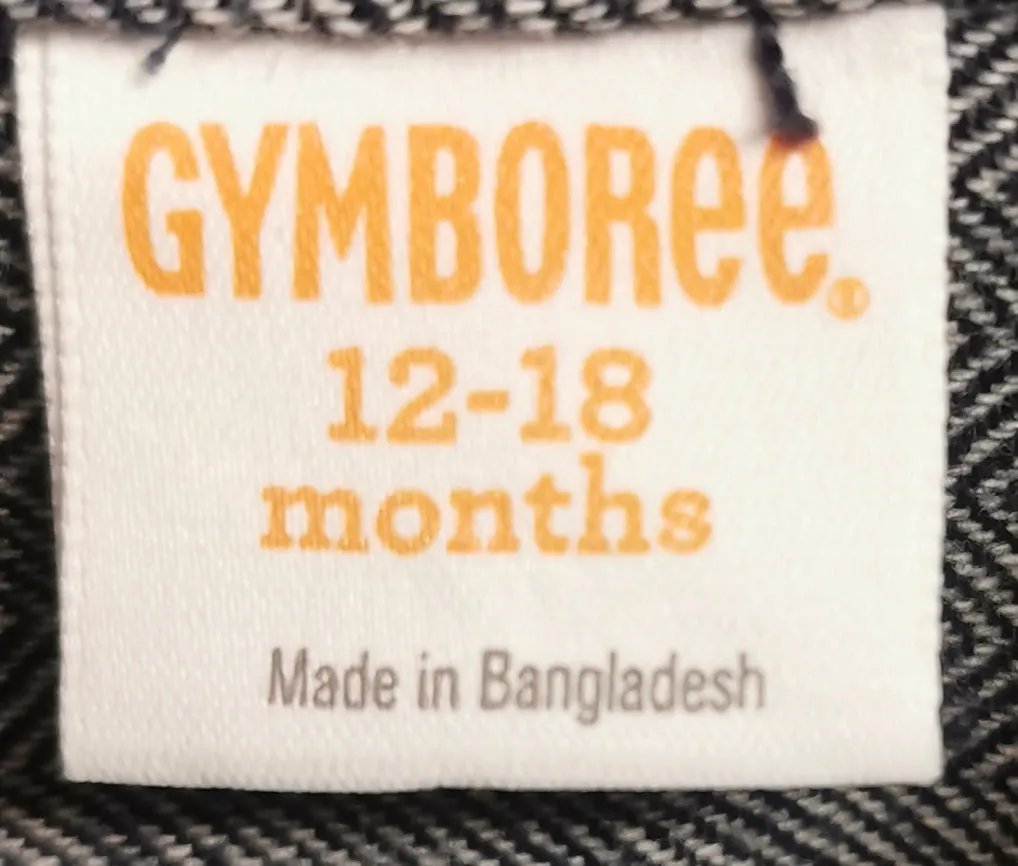 BABY BOY SIZE 12/18 MONTHS - GYMBOREE, Dress Shirt EUC B34