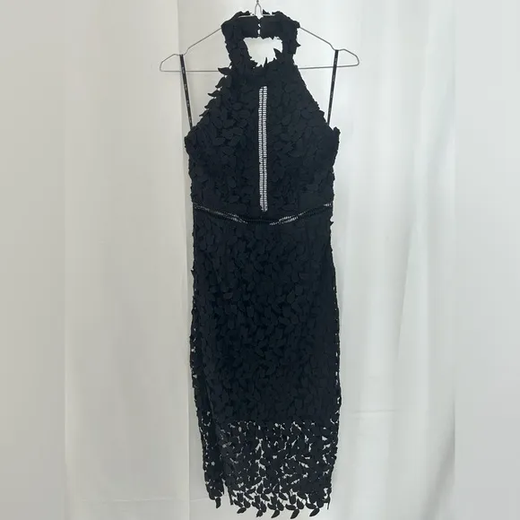 BARDOT Leaf Lace Sheath Dress