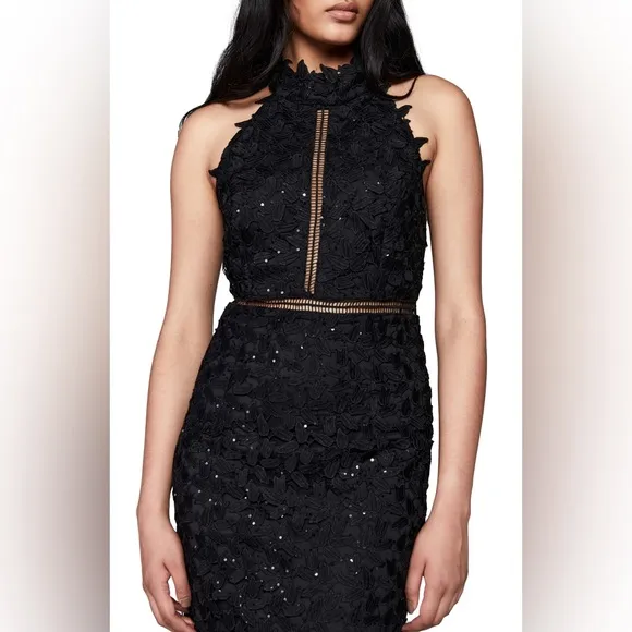 BARDOT Leaf Lace Sheath Dress