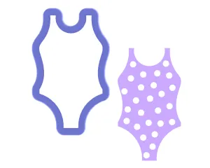 Bathing Suit Cookie Cutter