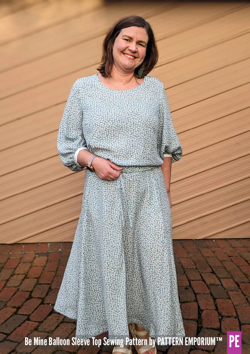 Be Mine | Balloon Sleeve Top Sewing Pattern