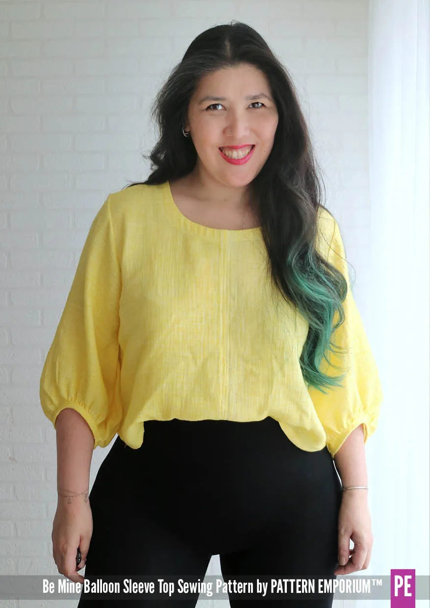 Be Mine | Balloon Sleeve Top Sewing Pattern