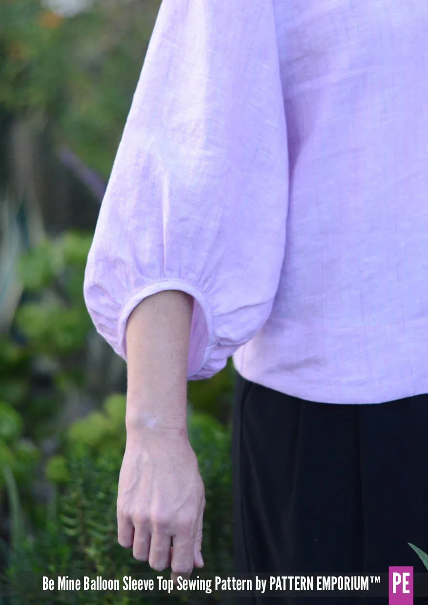 Be Mine | Balloon Sleeve Top Sewing Pattern