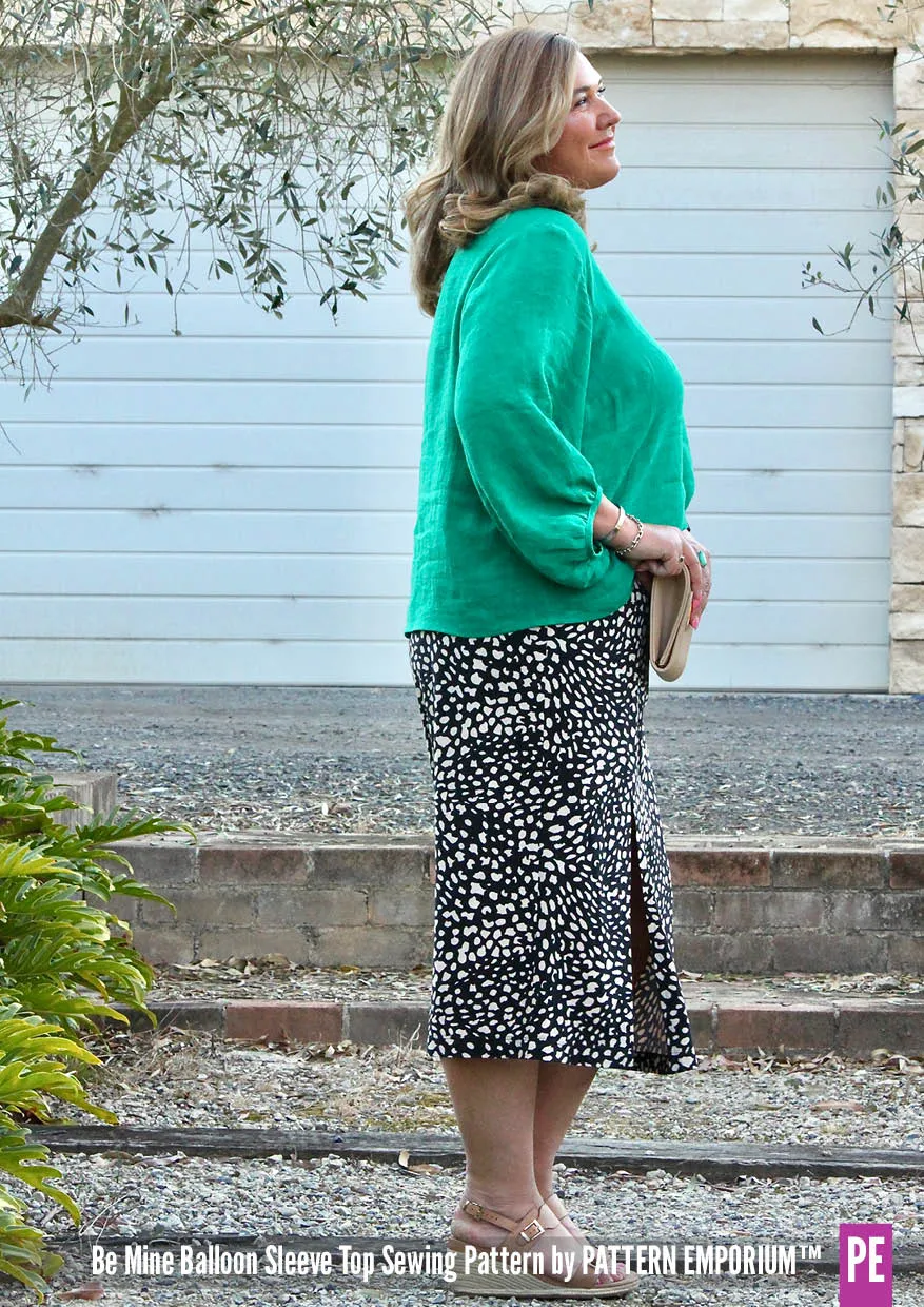 Be Mine | Balloon Sleeve Top Sewing Pattern