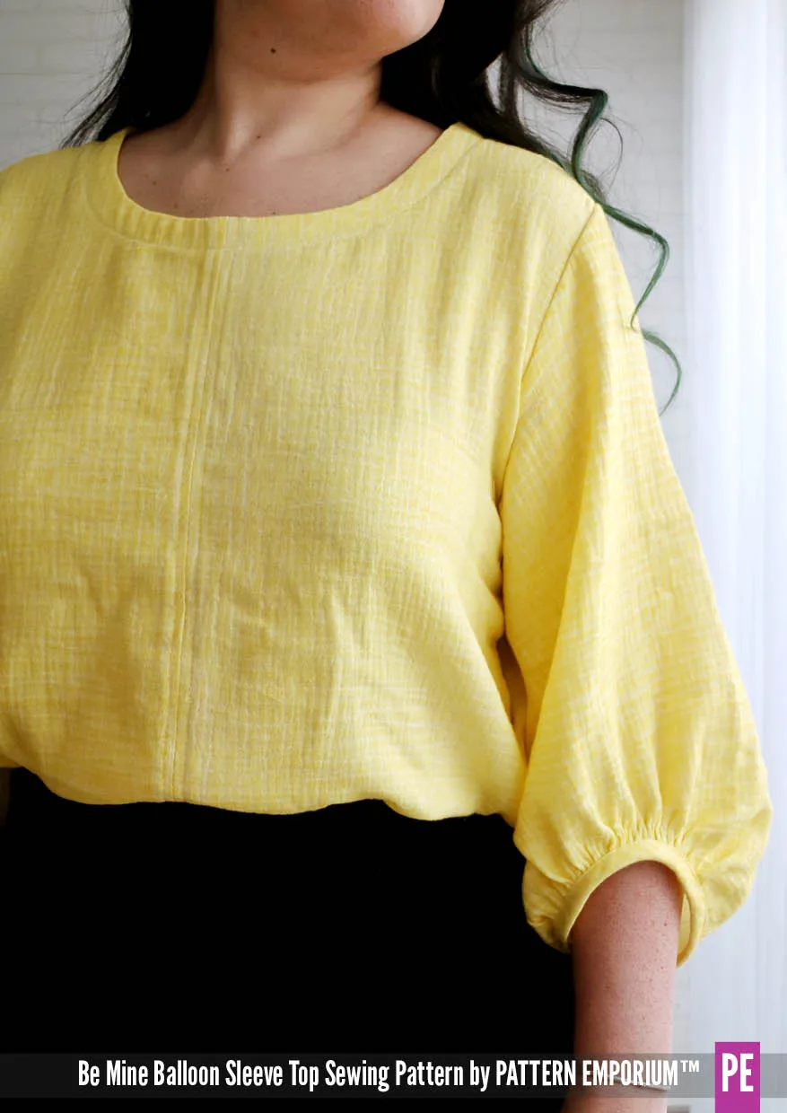 Be Mine | Balloon Sleeve Top Sewing Pattern