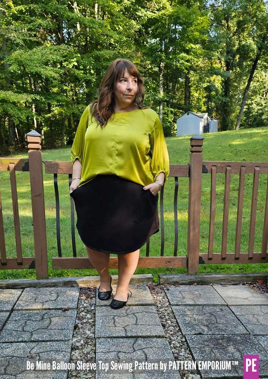 Be Mine | Balloon Sleeve Top Sewing Pattern