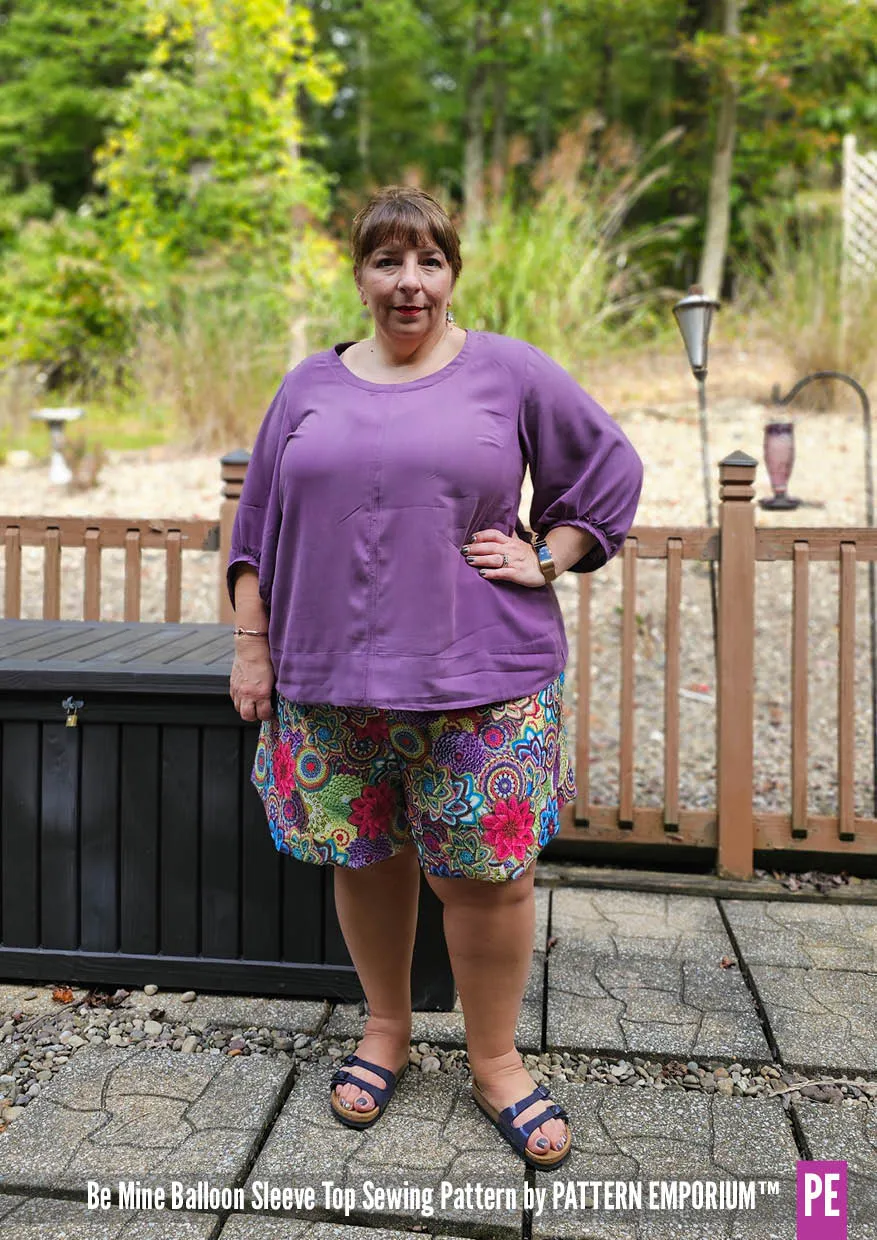 Be Mine | Balloon Sleeve Top Sewing Pattern