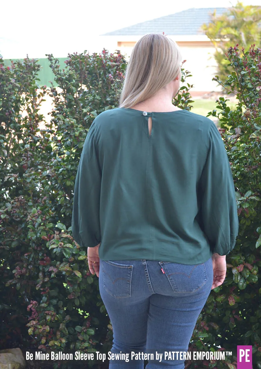 Be Mine | Balloon Sleeve Top Sewing Pattern