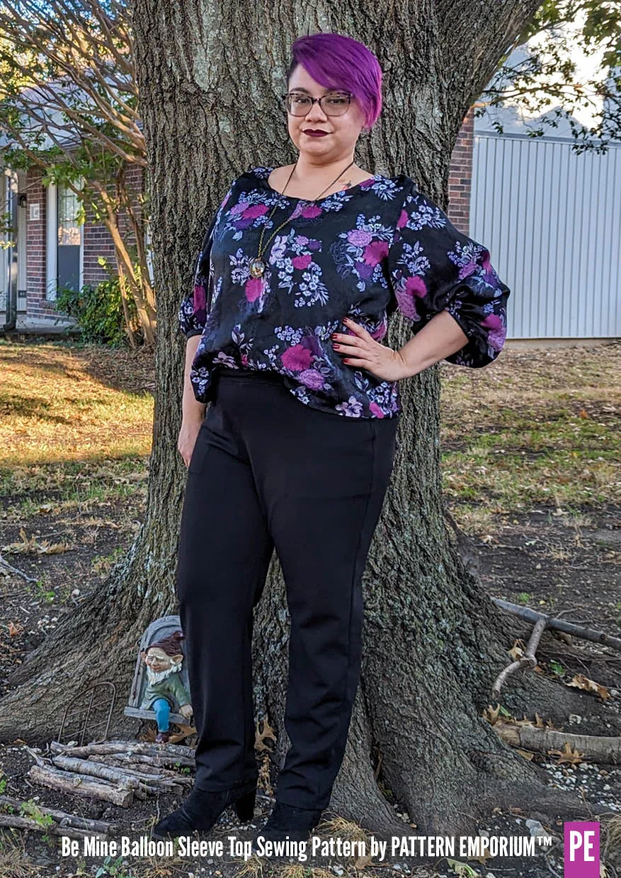 Be Mine | Balloon Sleeve Top Sewing Pattern