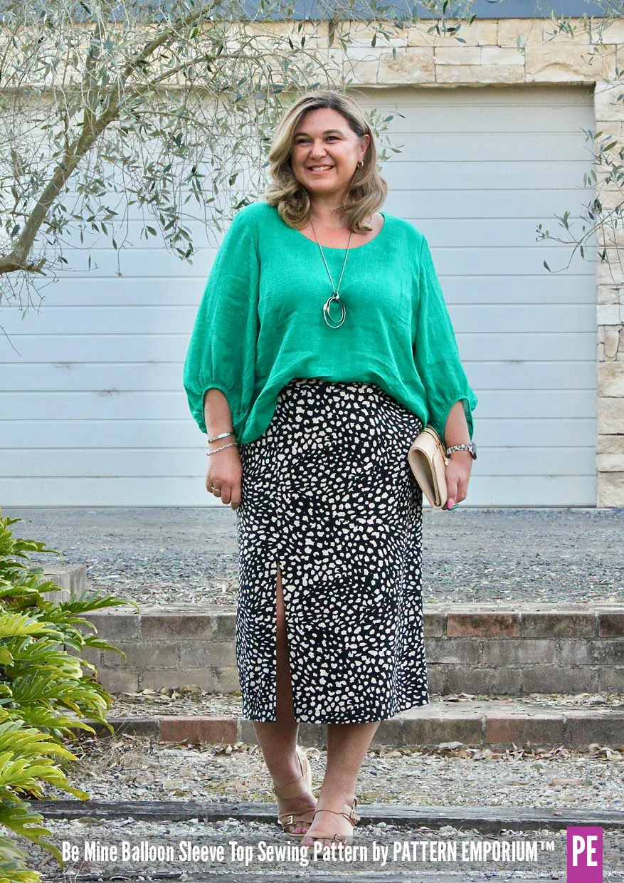 Be Mine | Balloon Sleeve Top Sewing Pattern