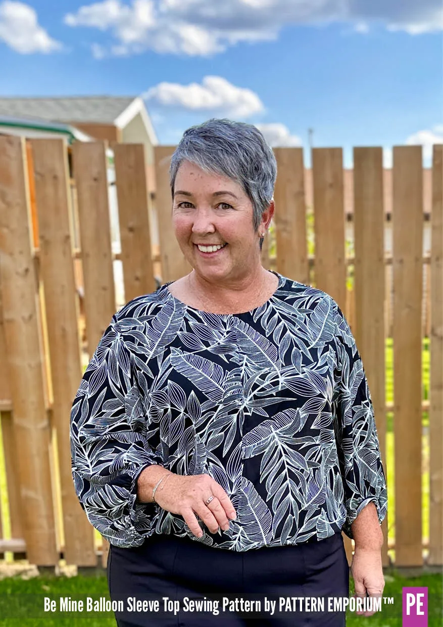 Be Mine | Balloon Sleeve Top Sewing Pattern