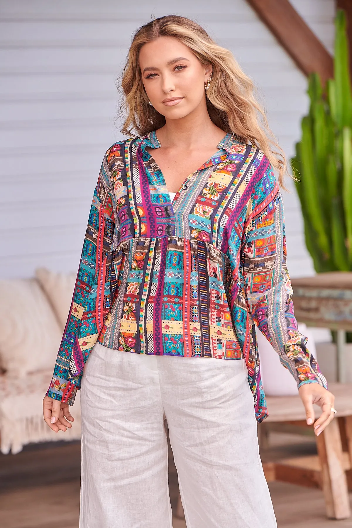 Beatrice Darlyn Top ~ Johnny Was