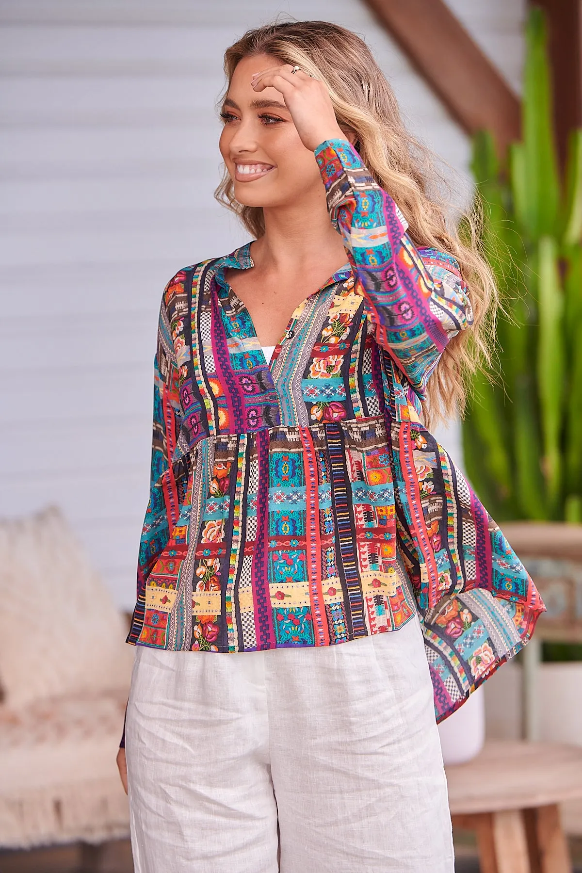 Beatrice Darlyn Top ~ Johnny Was