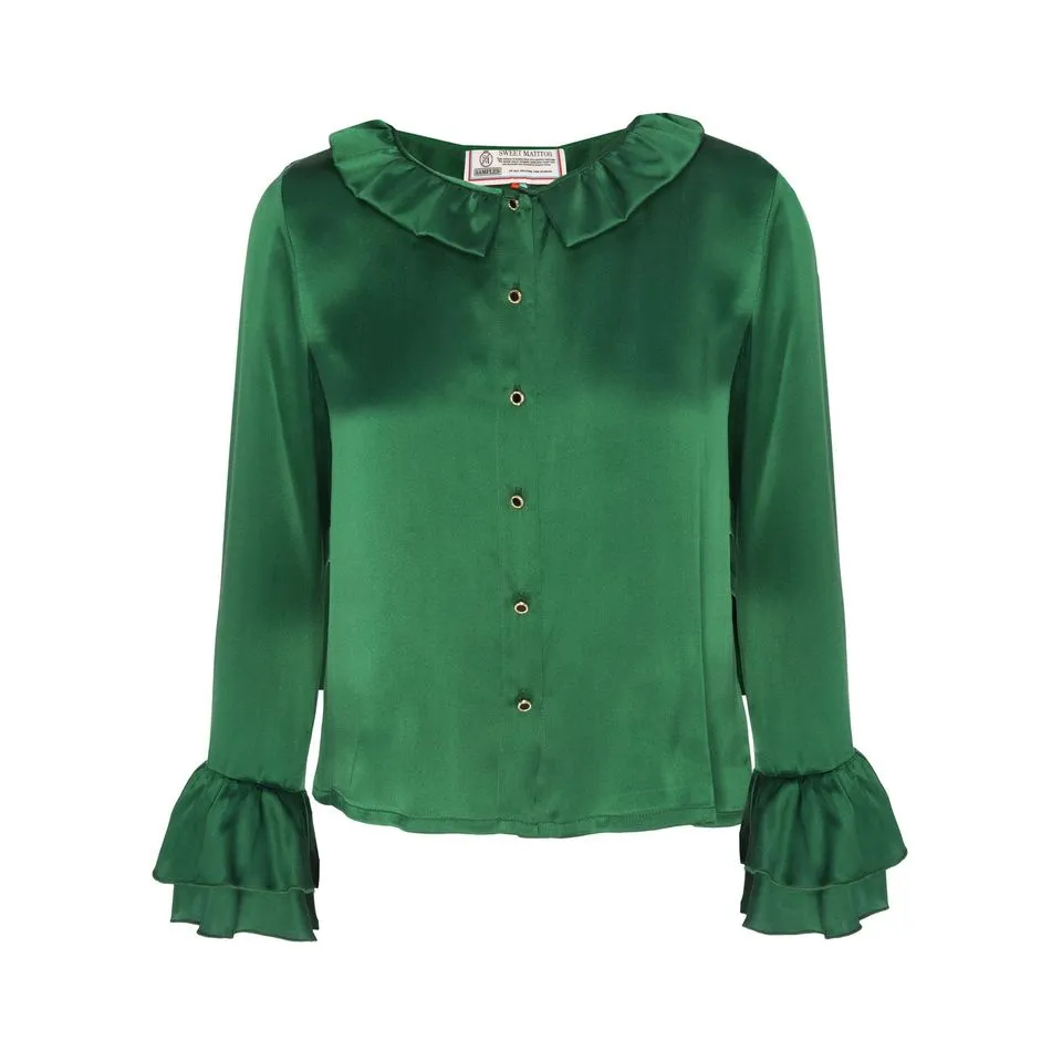 Belen Green Blouse