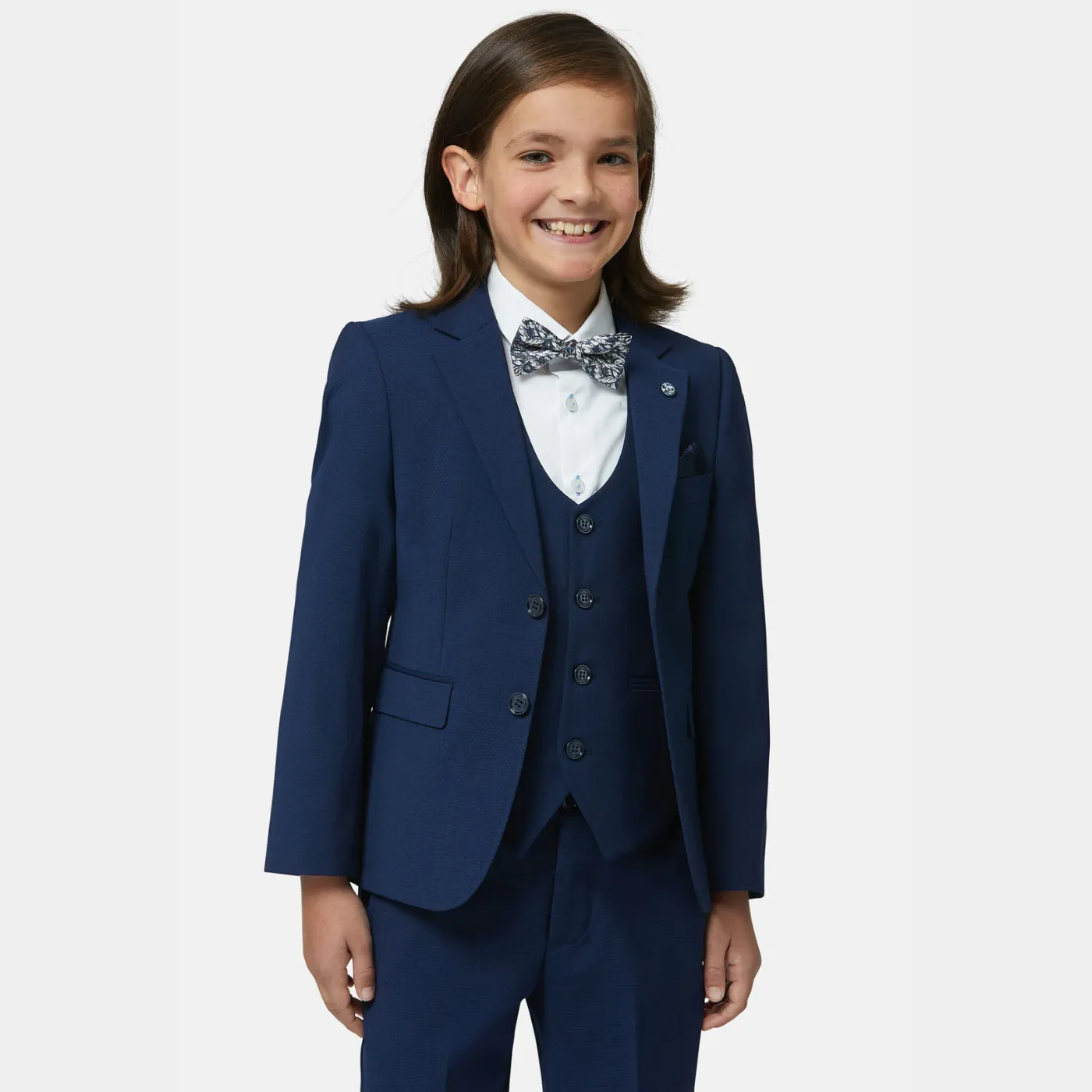 Benetti boys 3 Pce Suit Contrast w/c