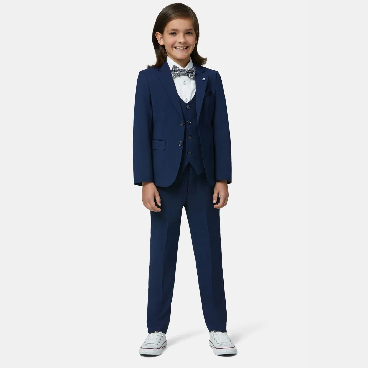 Benetti boys 3 Pce Suit Contrast w/c