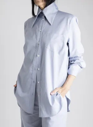 Big Collar Shirt - Oxford Blue