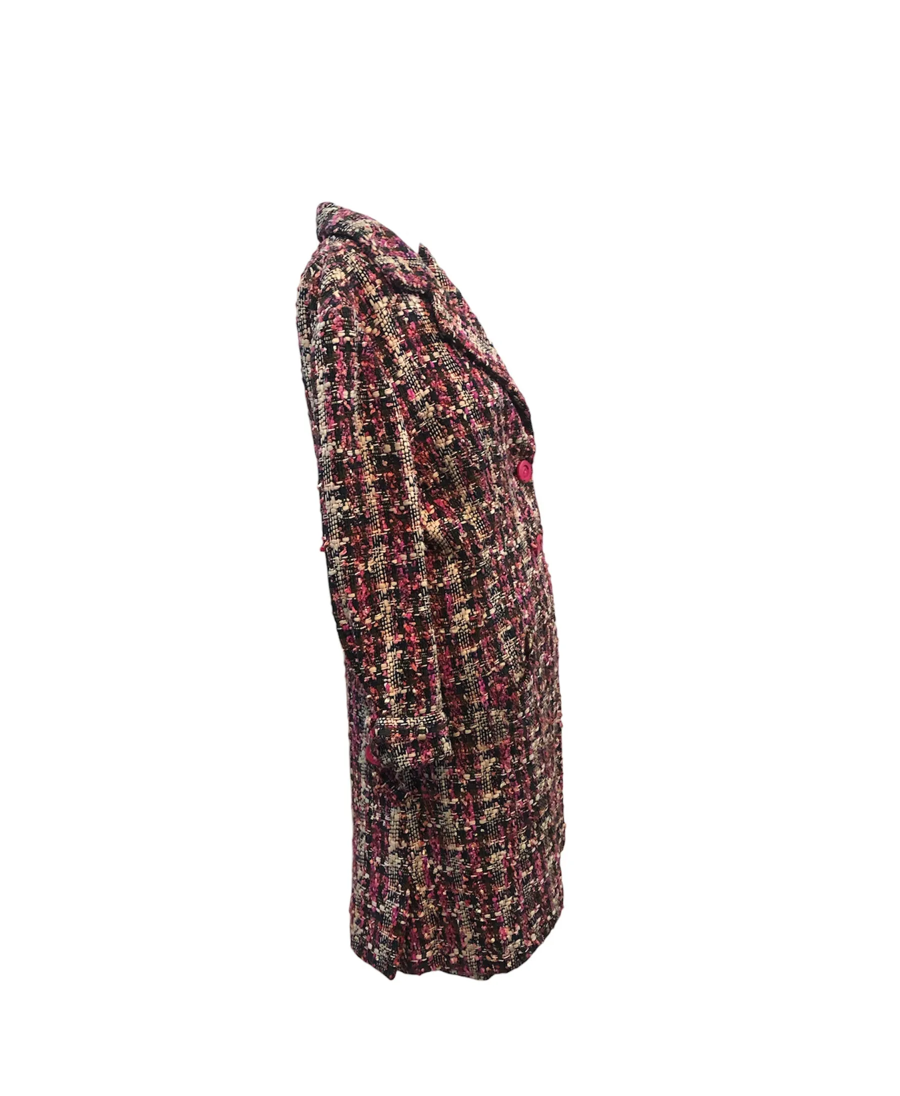 Bill Blass Late 60s/ Early 70s Pinky Tweed Skirt Suit
